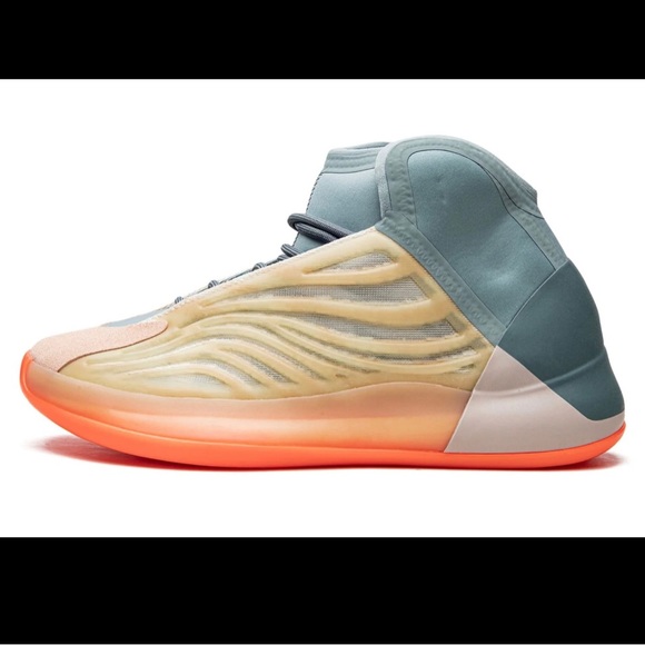 ADIDAS YEEZY QNTM HI-RES CORAL SHOES SNEAKERS MENS SIZE 9.5 NEW IN BOX quantum - Picture 3 of 11